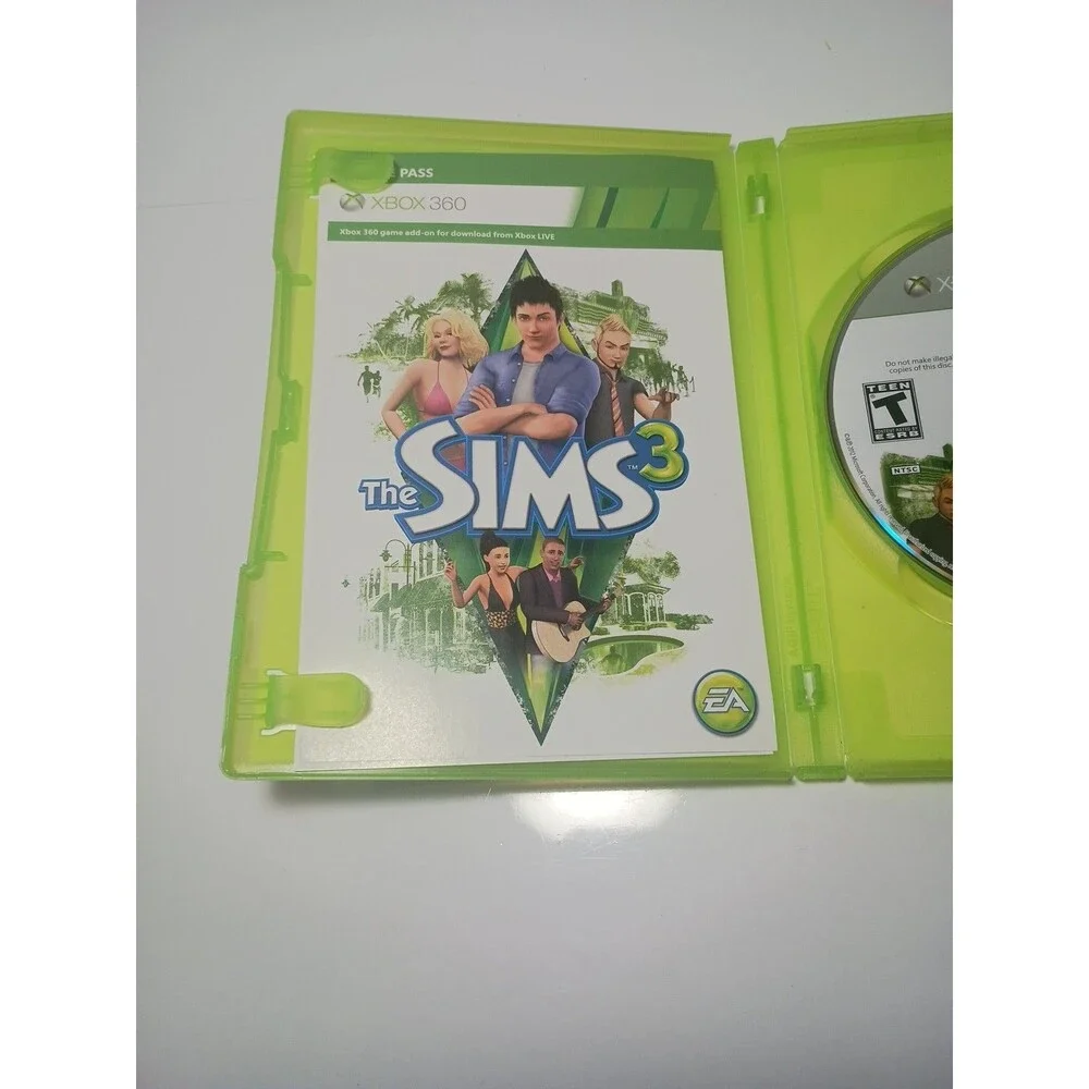 The Sims 3 Platinum Hits Microsoft Xbox 360 Pristine Complete Video Game CIB